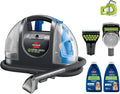 BISSELL Little Green Pet Deluxe Portable Carpet Cleaner and Car/Auto Detailer, 3353, Gray/Blue