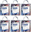 Premium Color Knit Cleaning Rags (4 lb. Bag - Pack of 6) – Shop Rags Bulk for Workshops, Mechanics, Painters, and Home Use, Multipurpose Cotton T-Shirt Rags
