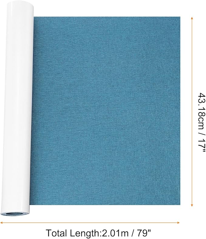 Repair Patches Self-Adhesive DIY Repair Patch Linen Gear Patch for Sofa, Furniture, Chair, Clothing, Tents, 17x79 Inch, Dark Blue
