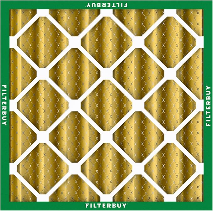 Filterbuy 20x20x4 Air Filter MERV 11 (MPR 1200) Allergen Defense Replacement (4-Pack), Electrostatic Pleated HVAC AC Furnace Filters, Made in USA (Actual Size: 19.50 x 19.50 x 3.63)