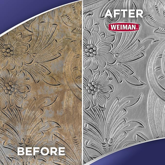 Weiman Jewelry Polish Cleaner, Tarnish Remover Wipes - 20 Count - Use on Silver Jewelry Antique Silver Gold Brass Copper and Aluminum