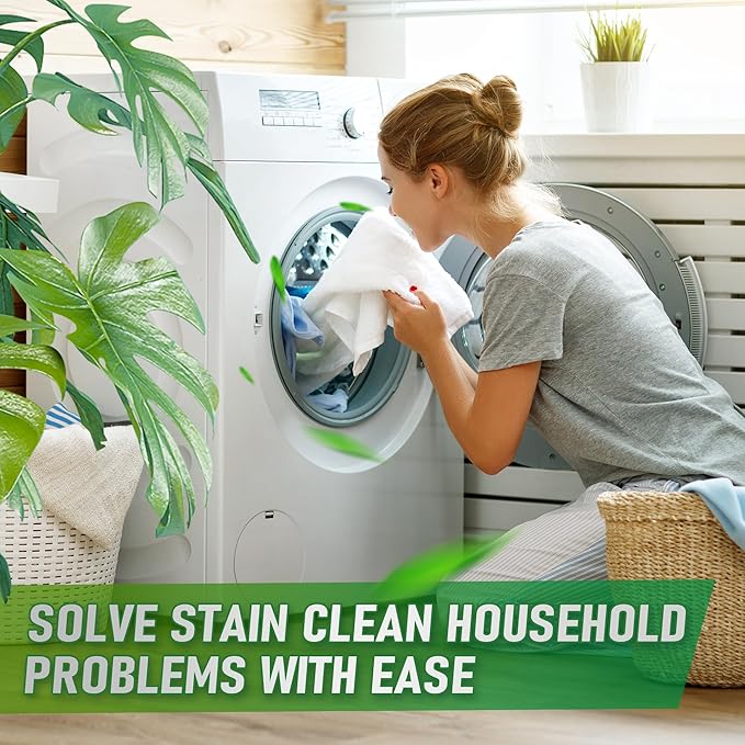 Stain Remover Gel Cleaner, Home Stain Remover Cleaner for Front Loader Washing Machine Black Stain Removal Multi-Surface Stain Cleaning Gel for Bathroom Seals, Grout, Shower & Tile,Caulk,Tub