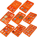 Jewelry Organizer Tray Stackable Velvet Jewelry Trays Drawer Inserts Earring Ring Necklace Organizer Display Case