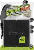 Slipstick GorillaPads Non Slip Furniture Pads/Gripper Feet Floor Protectors (Set of 8) Premium 2 Inch Square Self Adhesive Rubber Stoppers for Furniture Legs