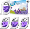 Air Freshener for Home, 4 Pack, Lavender, Odor Eliminator for Small Area Closets Bathroom Pets Strong Odor, Up to 120 Days