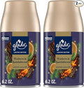 Glade Automatic Spray Refill, Embers & Sandalwood, Scented Air Freshener for Home and Bathroom, 6.2 Oz, 2 Count