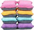 UPSTAR Dish Sponges Kitchen, Microfiber Cleaning Scrubber for Dishwashing, Sink, Basin and Multi-Pupose, Size L Pack of 8