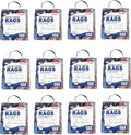 Premium Color Knit Cleaning Rags (2 lb. Bag - Pack of 12) – Shop Rags Bulk for Workshops, Mechanics, Painters, and Home Use, Multipurpose Cotton T-Shirt Rags