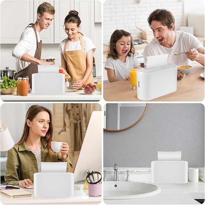 Paper Towel Dispenser Countertop, Multifold Hand Towel Dispenser for Bedroom, Bathroom, Kitchen, Toilet
