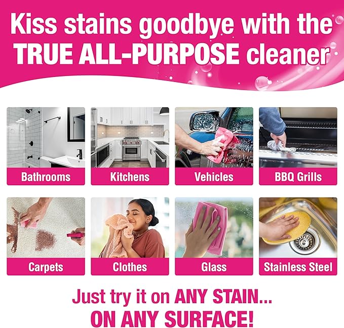 Quick 'n Brite All Purpose Cleaning Paste – Miracle Cleaner for Tough Stains, Biodegradable, Non-Toxic, Pet-Safe, Multi-Surface Stain Remover, Made in USA, 80 Oz