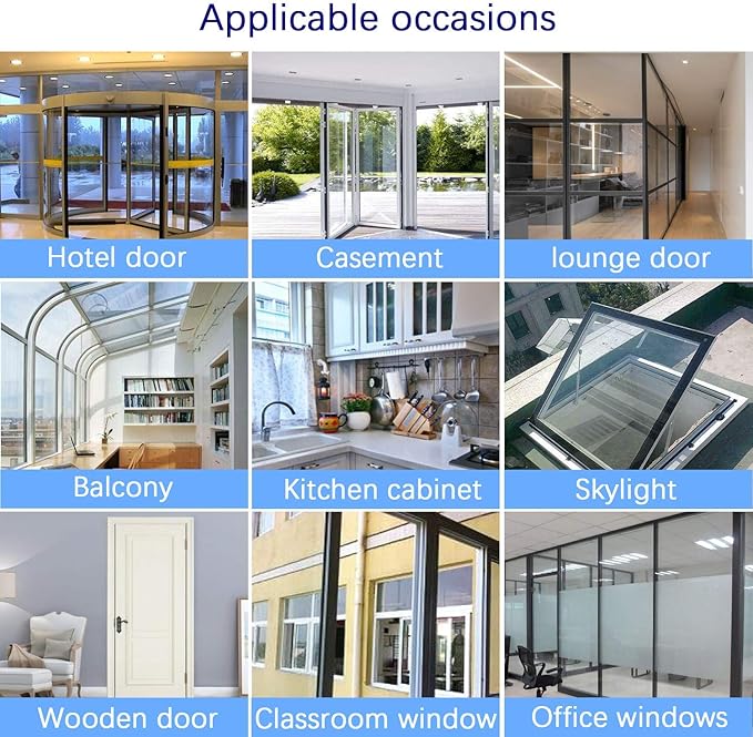 TAROSE Weather Stripping, Silicone Door Seal Strip Door, Window, Transparent 16 Feet Long (Width 25mm)