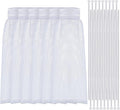 Shappy 24 Pieces Washing Machine Lint Traps and Cable Ties Set 6 Nylon Mesh Lint Trap for Discharge Hoses and 18 Cable Ties Fits Most Washing Machines(White)