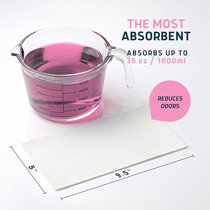 Lunderg 150 Count Value Pack - Rose Scented Disposable Commode Liners and Absorbent Pads for Adult Chairs and Portable Toilets