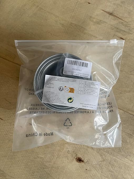 1/8" Wire Rope Kit, 100 Ft PVC Coated Steel Cable Guide Wire Tensioner Strainer Kit w/ 7×7 Strand Core Steel Wire for String Light Hanging Kit/Decking & Stair Railings/Shade Sails/Clothes Line