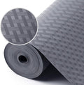 Shelf Liners for Kitchen Cabinets Refrigerator Liners Waterproof Kitchen Cupboard Liner Durable Plastic Drawer Mats EVA Material Non Adhesive Fridge Liner for Shelves (23.6 x 157.4 inches, Gray)