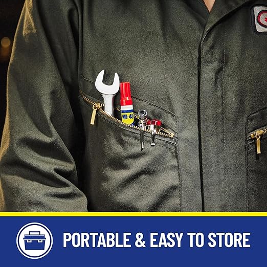 WD-40 Original Formula- Precision Pen On-The-Go, Lubrication with Pin-Point Precision, Controlled Flow. Portable, Easy to Hold, Easy to Store, Ideal for Small and Tights Spaces, 0.3 fl oz [3-Pack]