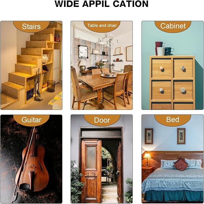 Multi-Color Wood Filler Kit | Professional Repair for Furniture & Flooring | Non-Toxic Fast-Drying Putty (Tools Included)