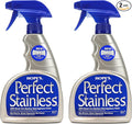 HOPE'S Perfect Stainless Steel Cleaner 22-Ounce, Streak-Free Self- Polishing Formula, Blocks Fingerprints, Pack of 2, 44 Fl Oz