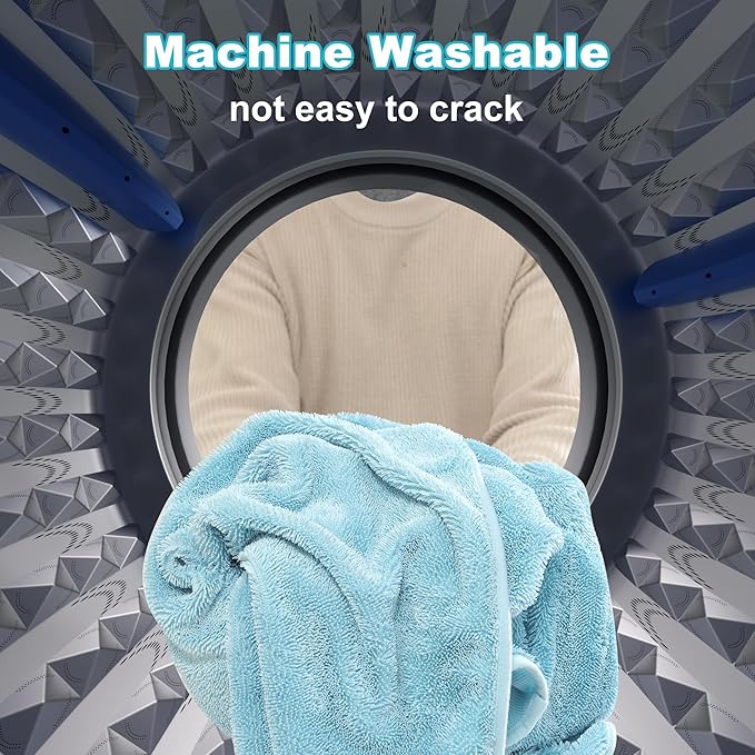 JOYMOOP Microfiber Towels for Cars, 3 Pack 35.4" x 23.6" Car Drying Towel, Blue Reusable Car Towel, Quick Drying Car Microfiber Cleaning Cloth for RVs, SUVs, Trucks
