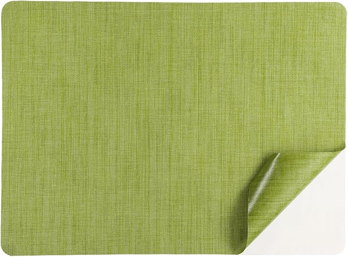 PATIKIL Linen Repair Patch, 8 x 11 Inch Self-Adhesive Linen Fabric Repair Patches for Sofa Couch Clothes Handbag Tents Car Seats Furniture, Grass Green