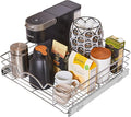 HOLDN’ STORAGE Heavy-Duty Premium Collection Pull Out Cabinet Organizer, Cabinet Drawer Slide Outs, Lifetime Limited Warranty - Basket Size 20" W x 21" D x 5" H, Anti-Rust Chrome Finish