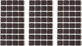 Furnigear Felt Furniture Pads for Hardwood Floors - Self Adhesive Chair Felt Pad, Floor Protector for Furniture Feet, Furniture Sliders Moving Furniture Smoothly, Anti Scratch 96 Pcs 3/4" Square Brown