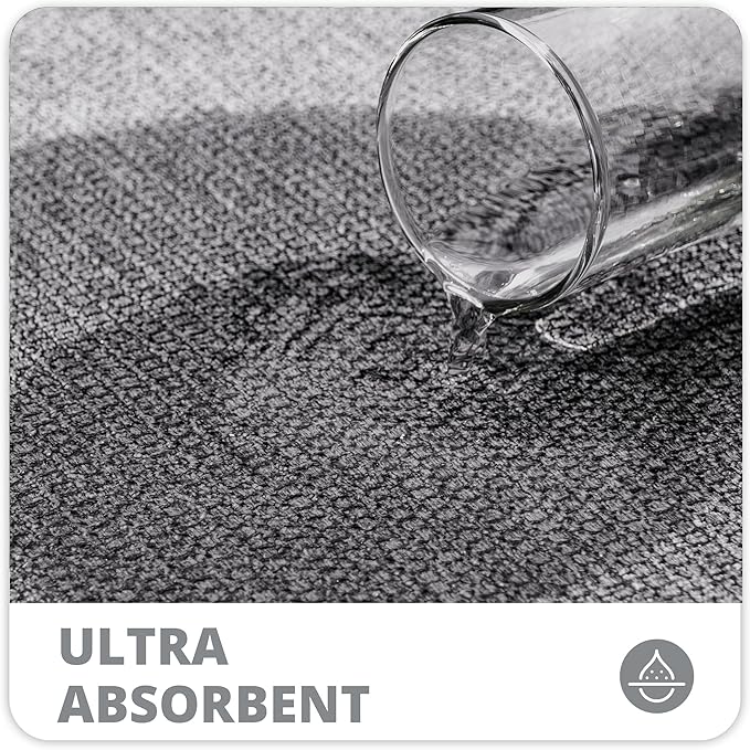 Bath Mat,Ultra Thin Bathroom Runner Rugs,Large Bath Mats for Bathroom,Quick Dry,Non-Slip,Machine Washable,Low Pile,Bath Rug,Shower Outside,Sink,Home Decor Accessories.Grey,1'5"x4'11"（17x59inch）