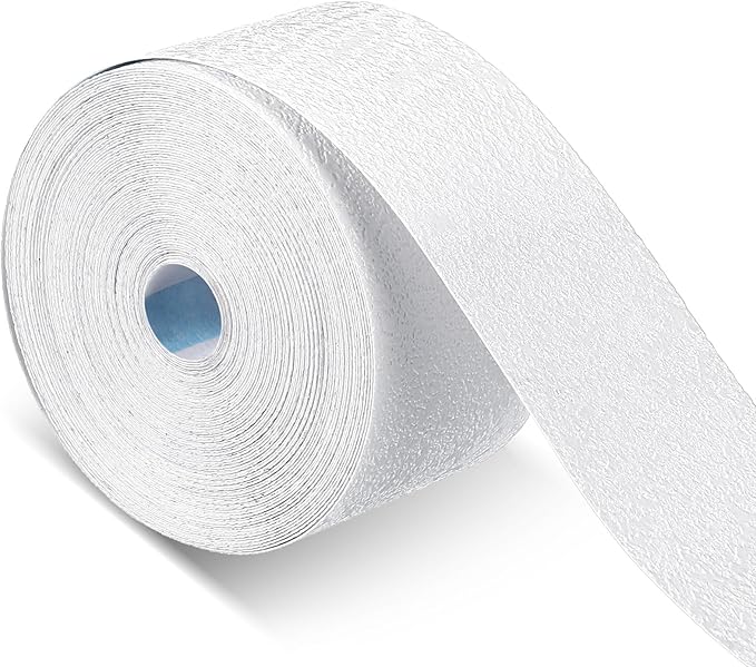 Self Adhesive Crack Tape 1.5'' x 32' Textured Roll - Paintable for Walls, Diatom Mud Finish Texture for Drywall Repair