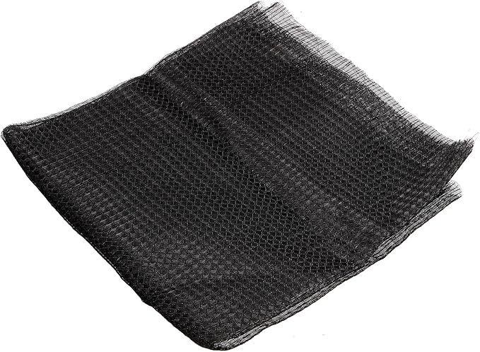 PATIKIL 47.2" x 23.6" Air Conditioner Air Filter Material, Plastic Dustproof Filtering Mesh Screen Replacement for Air Conditioning, Black