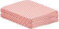 Superio Handy Wipes For Kitchen - Red Reusable Multi-Purpose Heavy-Duty Cleaning cloth for house, Bathroom, and office. Disposable Dish Towel (10)