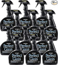 HOPE'S Perfect Glass Cleaner Spray, Streak-Free, Ammonia-Free Window, Mirror, Screen, Tinted Glass, and Shower Door Cleaner, Indoor and Outdoor Glass Surfaces, 32 Fl Oz, Pack of 12