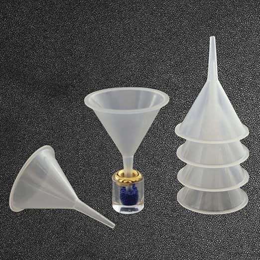 9 Pack Small Funnel Kit 3 Sizes w/Droppers for Kitchen Bottles, Essential Oils, Capsules & Pet Souvenirs