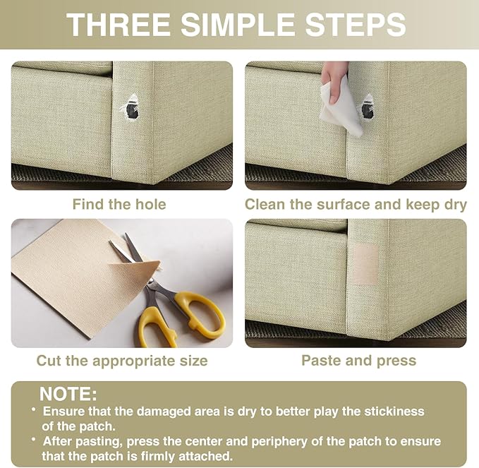 Canvas Repair Tape 4×70 Inch Waterproof Self-Adhesive Fabric Repair Patch for Repairing Boat Covers,Tents,Patio Umbrellas,Car Seats,Luggage,Sofas.(Dark Khaki)