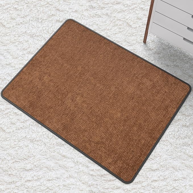 Heavy Duty Office Chair Mat for Carpet and Hardwood Floor Bohemian Desk Chair Mat Rug 36'' x 48'' Jacquard Woven Surface Floor mats for Office Home