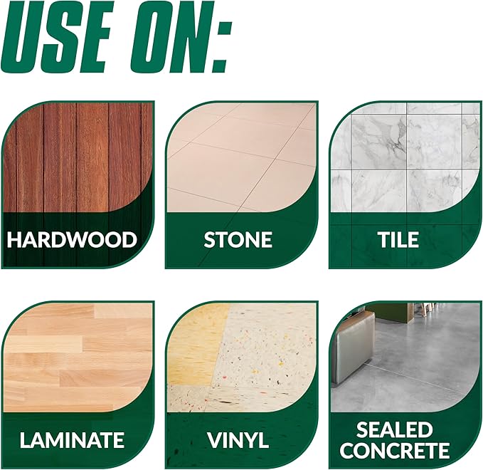 Simple Green Multi-Surface Floor Care - Cleans Hardwood, Vinyl, Laminate, Tile, Concrete and Other Wood - pH Neutral Floor Cleaner 1Gal