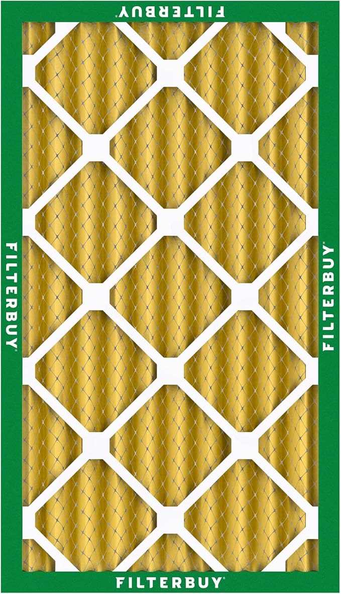 Filterbuy 16x24x4 Air Filter MERV 11 (MPR 1200) Allergen Defense Replacement (4-Pack), Electrostatic Pleated HVAC AC Furnace Filters, Made in USA (Actual Size: 15.38 x 23.38 x 3.63)