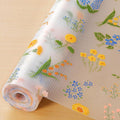 INNOLITES Non-Slip Shelf Liner – Cabinet & Drawer Liner Non-Adhesive – Waterproof Oil-Proof – Durable EVA with Floral for Kitchen Cabinets Refrigerator – BPA-Free, Easy to Cut