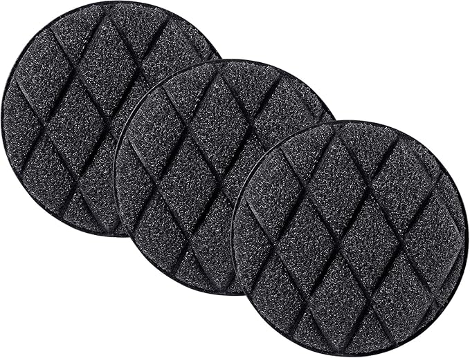 Jetz-Scrubz Scrubber Sponge, J22/3, Round, Set of 3, Made in the USA