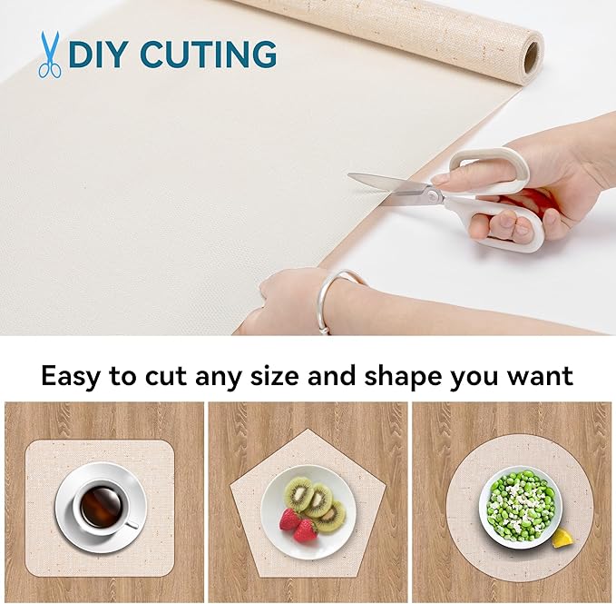 20 x 72 Inch Cupboard Liner Shelving Paper for Cabinets and Drawers Pantry Shelf Liners
