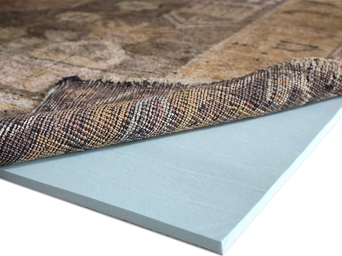 RUGPADUSA - Cloud Comfort Memory Foam - 8'x11' - 7/16" Thick - Luxurious Cushioned Rug Pad - Water Resistant