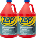 Zep Premium Carpet Cleaner Shampoo - 1 Gallon (Case of 2) ECZUPXC1282 - Pro Strength Deep Cleaning and Stain Removal, Restores and Renews Worn and Soiled Carpets