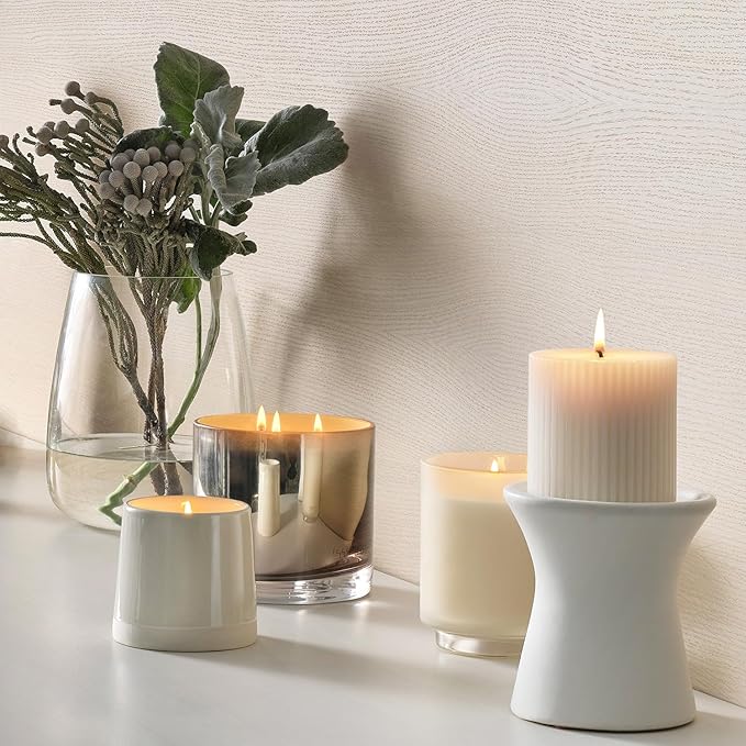 ILLUME Refillable Boxed Glass Candle, Winter White