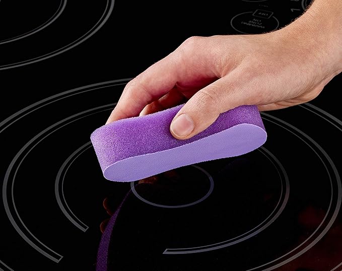 Scotch-Brite™ Glass Cooktop Pads , 4.1 in x 3.4 in x 1 in (104 cm x 86 m x 25), 6/2