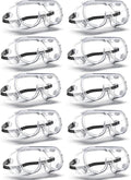Anti-Fog Indirectly Vented Lab Safety Goggles Over Glasses