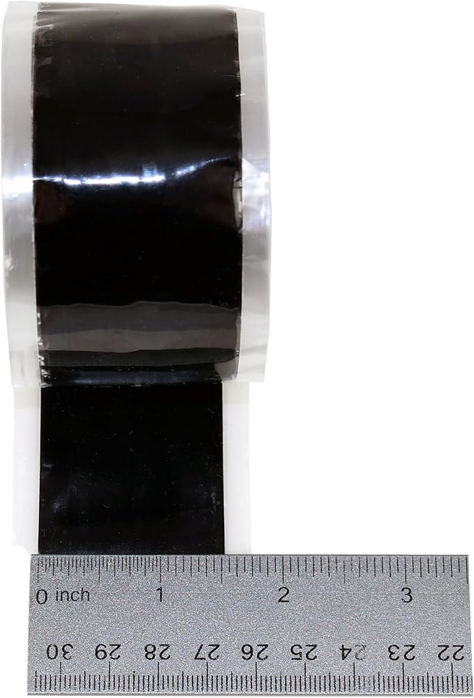 Proxicast Pro-Grade Extra Strong 30mil Weatherproof Self-Fusing Silicone Rubber Sealing Tape For Outdoor Antenna Coax & Electrical Cables, Hose/Pipe Leaks & Emergency Repairs (1.5" x 15' roll) - Clear