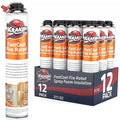 Kraken Bond Fastcoat Fire Rated Spray Foam Insulation Kit Closed Cell in a Can 240 sq ft (12x27.1 oz.)(R-Value 11.32 / 2in)- Spray Foam for Garage Door, Attic, Wall Gun & Cleaner Not Included, 12 Pack