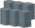 Avalon Towels Terry Bar Mop Towels (Value Pack of 60) Size 14"x17" – Absorbent and Durable, Multipurpose Cleaning Rags, Cotton Cleaning Cloths, Terry Cloth Rags, Reusable Shop Rag (Grey)