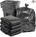 65 Gallon Trash Bags,25 Pieces large Black Heavy Duty Trash Can Liners,Large Size Trash bags Garbage Bags for Indoor and Outdoor