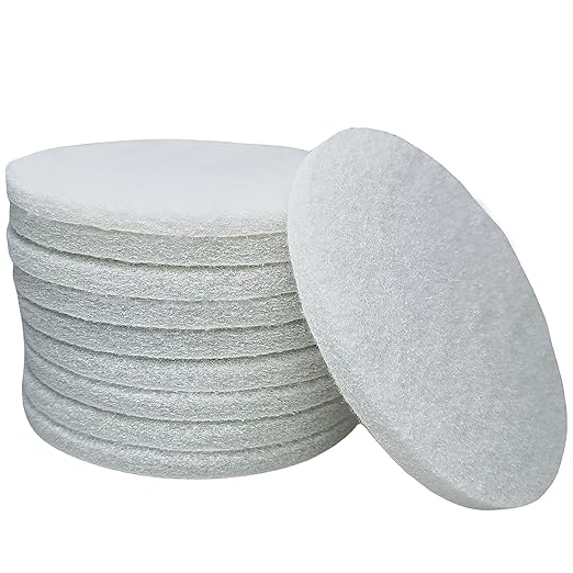10 Pack 5 Inch 2000 Grits Multipurpose Scrubber Scouring Pads Flocking Scuff Pads -Hoop and Loop Scuff Pads Conditioning Discs Polishing Pad for Furniture Automotive Cleaning, Rust Removal