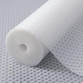 Shelf Liners for Kitchen Cabinets Refrigerator Liners Waterproof Kitchen Cupboard Liner Durable Plastic Drawer Mats EVA Material Non Adhesive Fridge Mats for Shelves - Clear 17.5 x 157.4 Inches